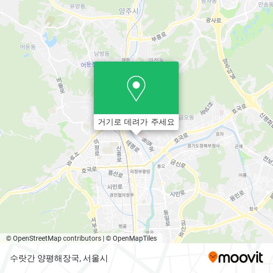 수랏간 양평해장국 지도