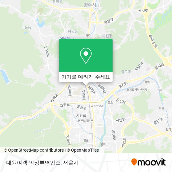 대원여객 의정부영업소 지도