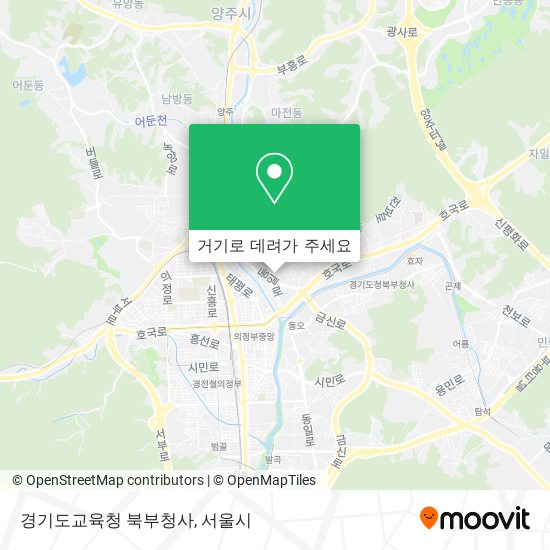 경기도교육청 북부청사 지도
