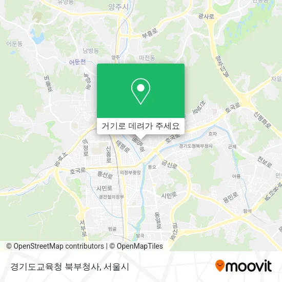 경기도교육청 북부청사 지도