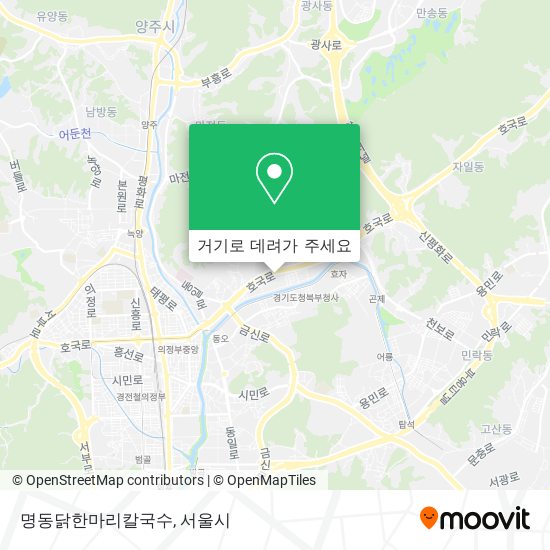 명동닭한마리칼국수 지도