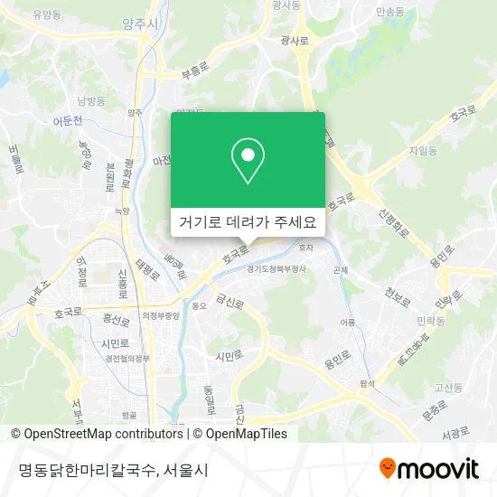 명동닭한마리칼국수 지도