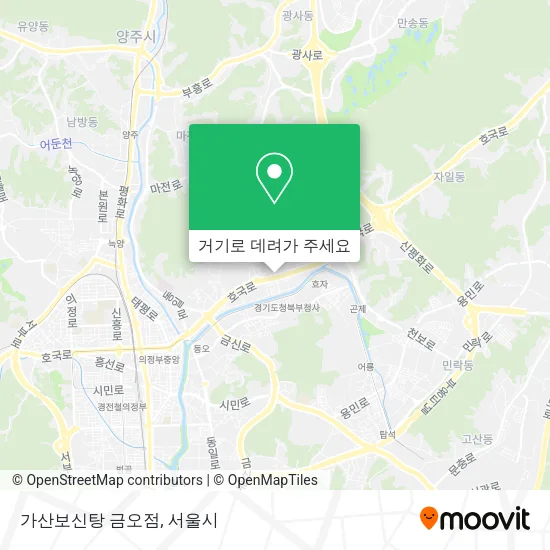 가산보신탕 금오점 지도