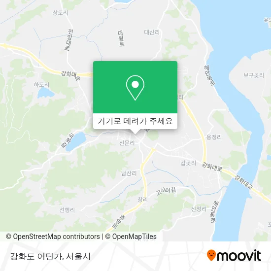 강화도 어딘가 지도