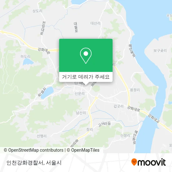 인천강화경찰서 지도