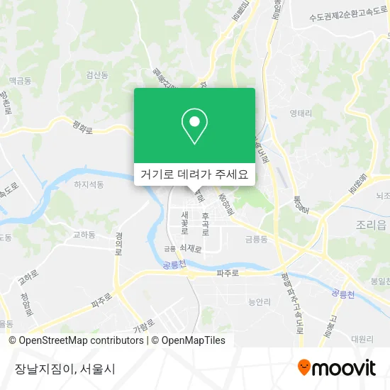 장날지짐이 지도