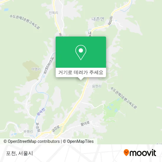 포천 지도