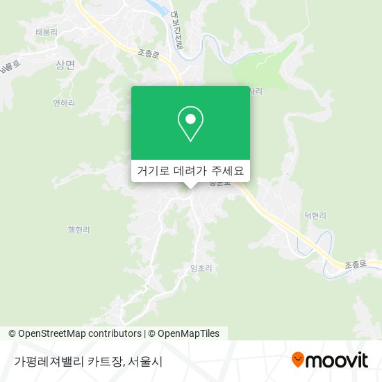 가평레져밸리 카트장 지도