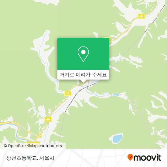 상천초등학교 지도