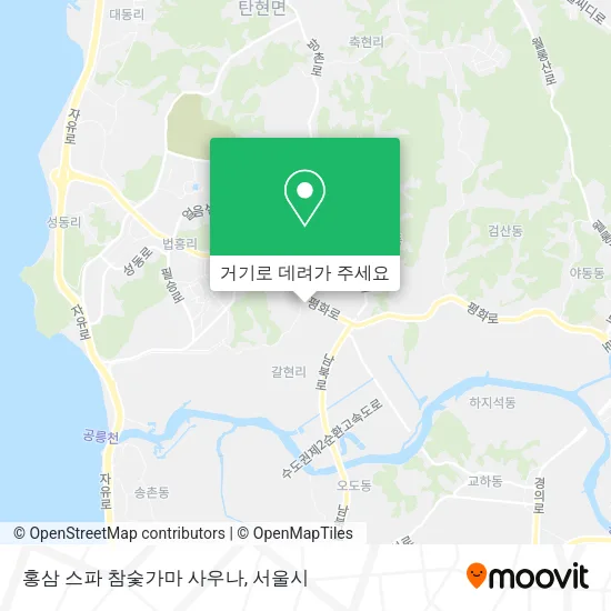 홍삼 스파 참숯가마 사우나 지도
