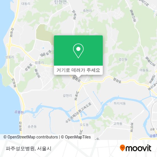 파주성모병원 지도