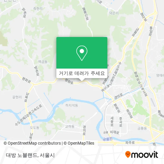 대방 노블랜드 지도