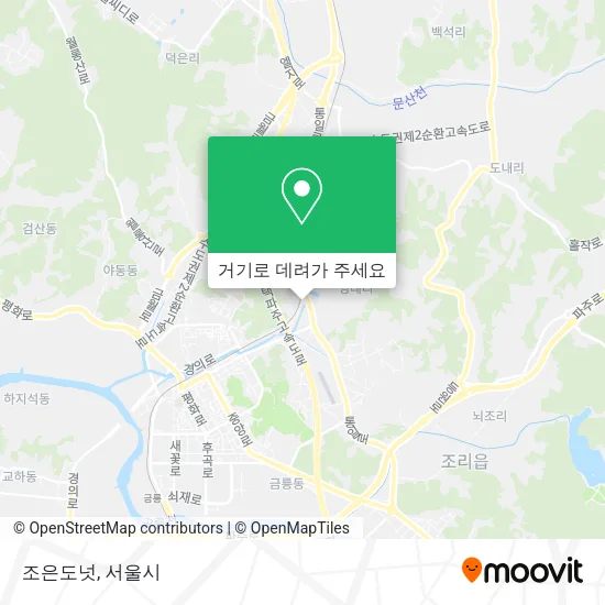 조은도넛 지도