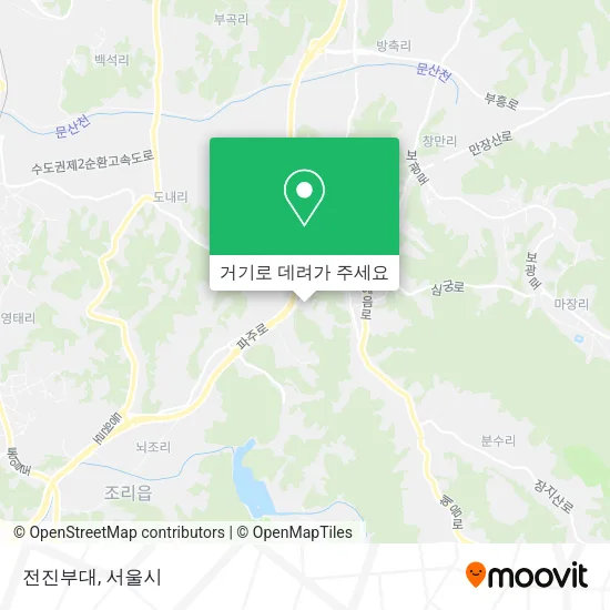전진부대 지도