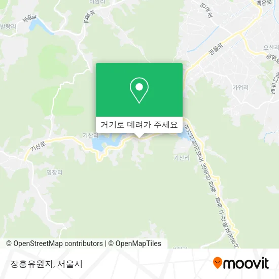 장흥유원지 지도