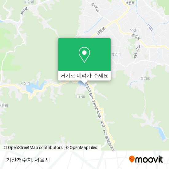 기산저수지 지도