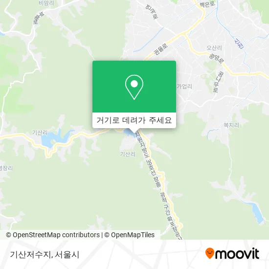 기산저수지 지도
