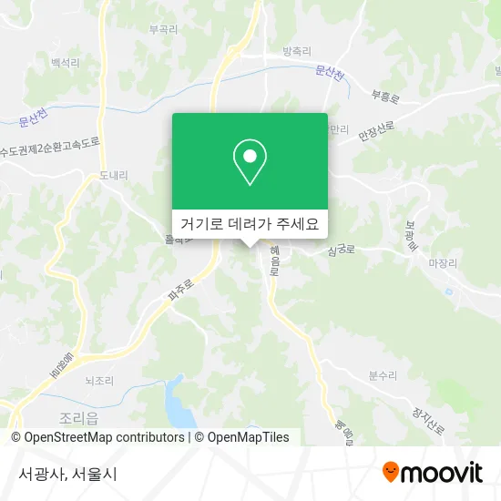 서광사 지도