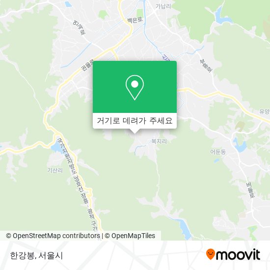 한강봉 지도