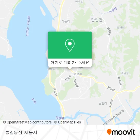 통일동산 지도