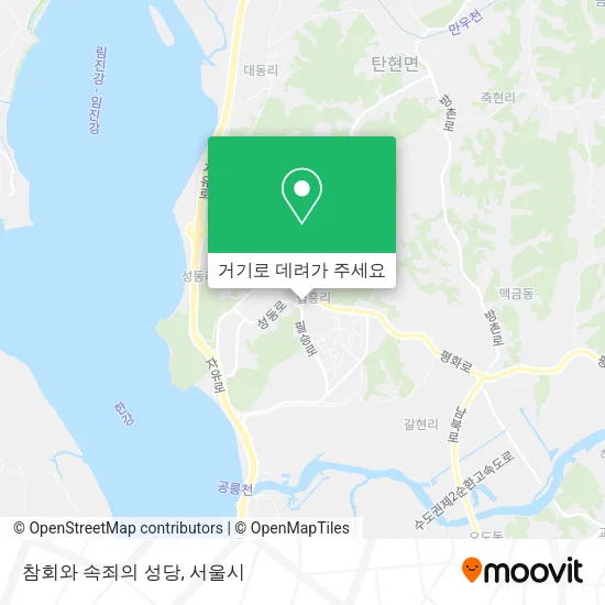 참회와 속죄의 성당 지도