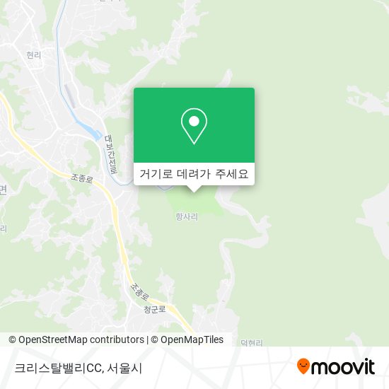 크리스탈밸리CC 지도