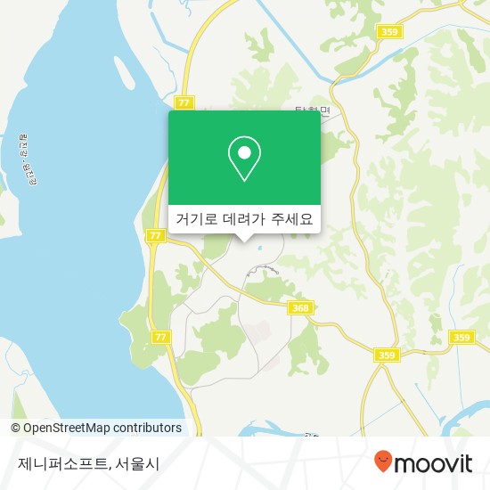 제니퍼소프트 지도