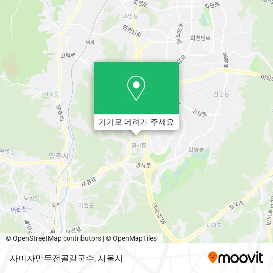 사미자만두전골칼국수 지도