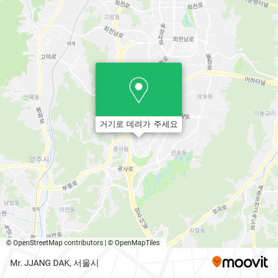 Mr. JJANG DAK 지도