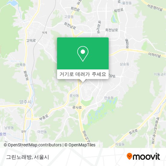 그린노래방 지도