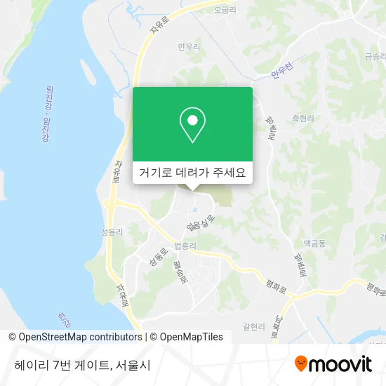 헤이리 7번 게이트 지도