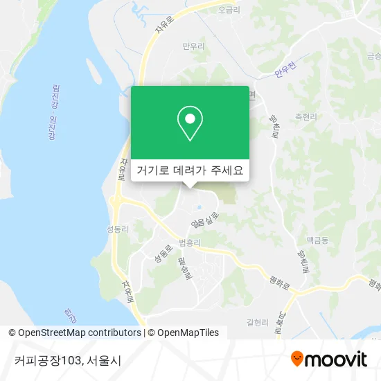 커피공장103 지도