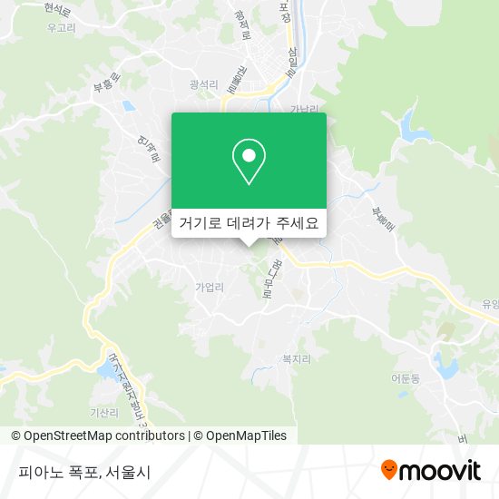 피아노 폭포 지도
