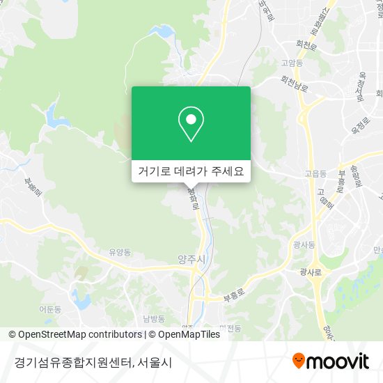 경기섬유종합지원센터 지도