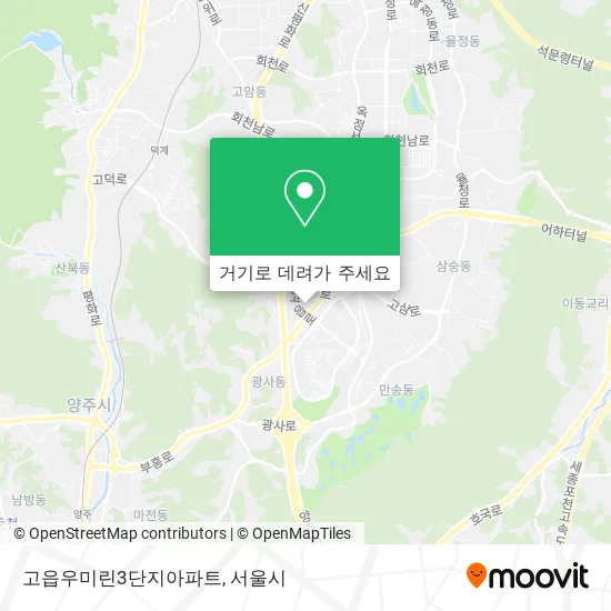 고읍우미린3단지아파트 지도
