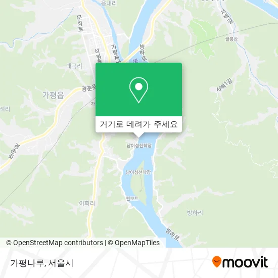 가평나루 지도