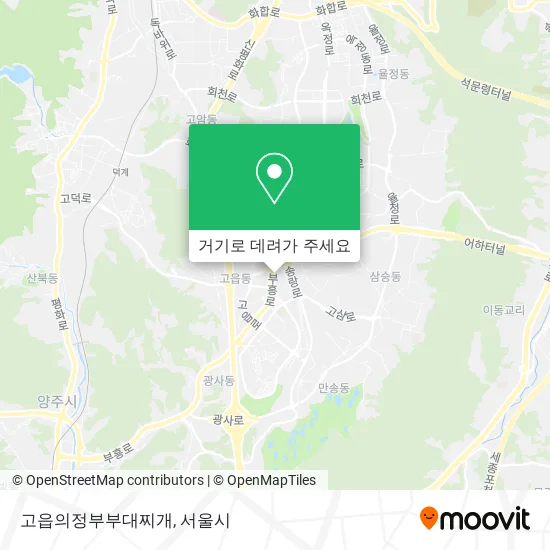 고읍의정부부대찌개 지도