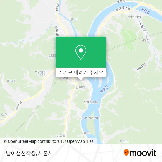 남이섬선착장 지도