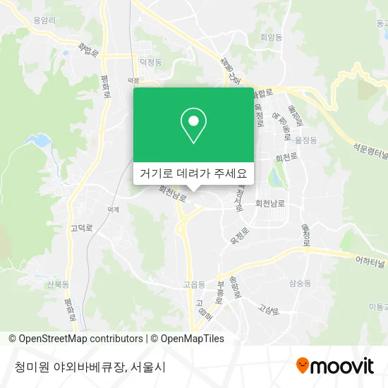 청미원 야외바베큐장 지도