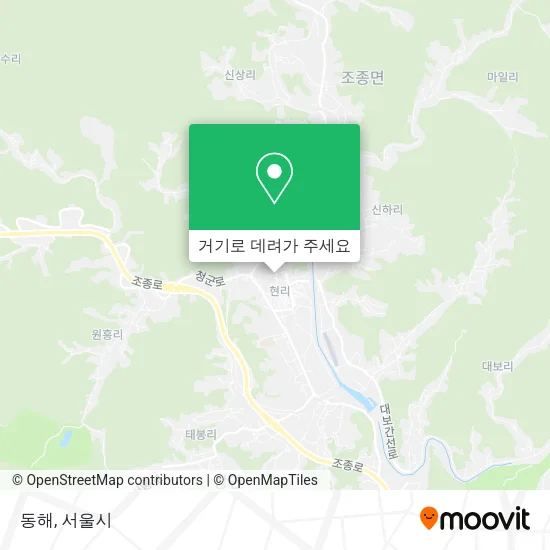 동해 지도