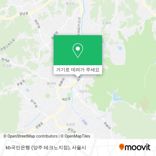 kb국민은행 (양주 테크노지점) 지도