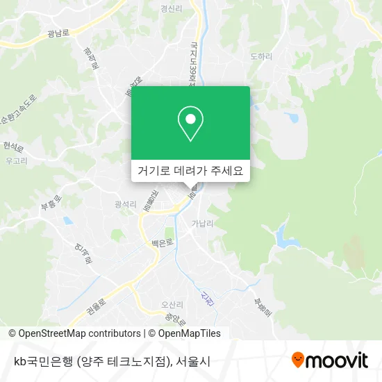 kb국민은행 (양주 테크노지점) 지도