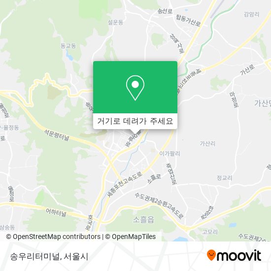 송우리터미널 지도
