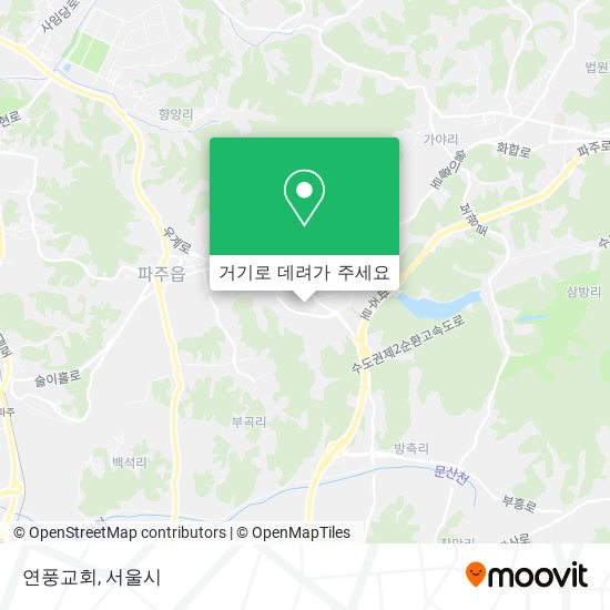 연풍교회 지도