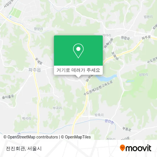 전진회관 지도
