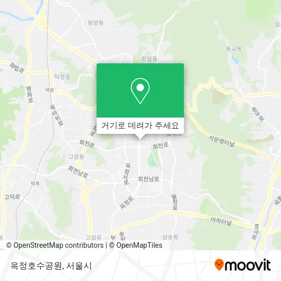 옥정호수공원 지도