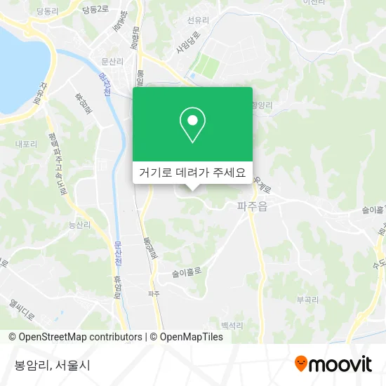 봉암리 지도