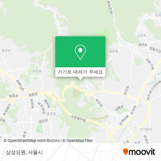 삼성묘원 지도