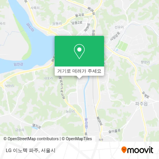 LG 이노텍 파주 지도
