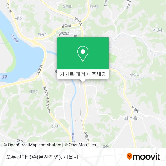 오두산막국수(문산직영) 지도